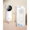 imageGAIATOP Fabric Shaver Rechargeable Lint Remover 3 Speeds Sweater Defuzzer Cute Digital Screen Large Storage 6Leaf Blades Fuzz Pills Bobbles Trimmer for Clothes Furniture Bedclothes White 1 pcs