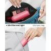 imageGAIATOP Portable Handheld Fan 3 IN 1 Mini Foldable Travel Fans 17H Max Cooling Time with Power Bank Pocket Design USB Rechargeable for Travel Concert Lash Makeup Summer Gifts for Women Girl WhiteRose