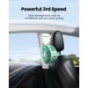 imageGaiatop Baby Stroller Fan 4000mAh Oscillating Mini Portable Fan with Light 4 Speeds Battery Operated Small Handheld Desk Fan 360 Rotate Flexible Tripod Clip On Fan for Car Seat Crib Travel PinkGreen