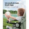 imageGaiatop Baby Stroller Fan 4000mAh Oscillating Mini Portable Fan with Light 4 Speeds Battery Operated Small Handheld Desk Fan 360 Rotate Flexible Tripod Clip On Fan for Car Seat Crib Travel PinkPink