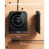 imageGaiatop Coffee Mug Warmer 3 Temperature Settings 210H Auto Shut Off and Warm Strip Indicator Lights 50W Cup Warmers Fast Heating Plate with Digital Display for Tea Milk Cocoa Candle WoodBlack