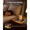 imageGaiatop Coffee Mug Warmer 3 Temperature Settings 210H Auto Shut Off and Warm Strip Indicator Lights 50W Cup Warmers Fast Heating Plate with Digital Display for Tea Milk Cocoa Candle WoodWood
