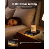 imageGaiatop Coffee Mug Warmer 3 Temperature Settings 210H Auto Shut Off and Warm Strip Indicator Lights 50W Cup Warmers Fast Heating Plate with Digital Display for Tea Milk Cocoa Candle WoodBlack