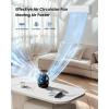 imageGaiatop Desk Fan 5Inch Portable Electric Table Desktop Air Circulator Fans Small but Powerful with 3 Speed 360 Adjustable Tilt for Cooling Home Dorm Office Bedroom Bathroom Kitchen BeigeBlack