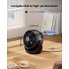 imageGaiatop Desk Fan 5Inch Portable Electric Table Desktop Air Circulator Fans Small but Powerful with 3 Speed 360 Adjustable Tilt for Cooling Home Dorm Office Bedroom Bathroom Kitchen BeigeBlack