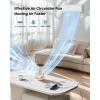 imageGaiatop Desk Fan 5Inch Portable Electric Table Desktop Air Circulator Fans Small but Powerful with 3 Speed 360 Adjustable Tilt for Cooling Home Dorm Office Bedroom Bathroom Kitchen BeigeBeige