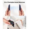 imageGaiatop Electric Hand Warmers Rechargeable Magnetic Pocket Hand Warmer 2Pack 3s Fast Heating Fits in Gloves for Winter Sports Hunting Accessories Stocking Stuffers Gifts for Men WomenNavy Blue