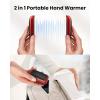 imageGaiatop Electric Hand Warmers Rechargeable Magnetic Pocket Hand Warmer 2Pack 3s Fast Heating Fits in Gloves for Winter Sports Hunting Accessories Stocking Stuffers Gifts for Men WomenRed