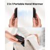 imageGaiatop Electric Hand Warmers Rechargeable Magnetic Pocket Hand Warmer 2Pack 3s Fast Heating Fits in Gloves for Winter Sports Hunting Accessories Stocking Stuffers Gifts for Men WomenBlack