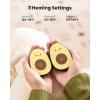 imageGaiatop Hand Warmers Rechargeable 2 Pack Magnetic 3 Settings Fast Heating Avocados Shape Electric Portable Pocket Heater Reusable Hot Hands Gifts for Women Men Outdoor Camping Hunting GolfSmiling Expression