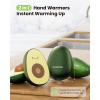 imageGaiatop Hand Warmers Rechargeable 2 Pack Magnetic 3 Settings Fast Heating Avocados Shape Electric Portable Pocket Heater Reusable Hot Hands Gifts for Women Men Outdoor Camping Hunting GolfSmiling Expression