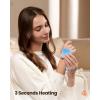 imageGaiatop Hand Warmers Rechargeable DoubleSided Hot Hands with Flashlight Wrist Strap Reusable Portable Pocket Electric Heater Gifts for Women MenBlue Clouds