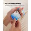 imageGaiatop Hand Warmers Rechargeable DoubleSided Hot Hands with Flashlight Wrist Strap Reusable Portable Pocket Electric Heater Gifts for Women MenBlue Clouds