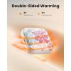 imageGaiatop Hand Warmers Rechargeable DoubleSided Hot Hands with Flashlight Wrist Strap Reusable Portable Pocket Electric Heater Gifts for Women MenFlower