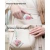 imageGaiatop Hand Warmers Rechargeable DoubleSided Hot Hands with Flashlight Wrist Strap Reusable Portable Pocket Electric Heater Gifts for Women MenFlower