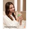 imageGaiatop Hand Warmers Rechargeable DoubleSided Hot Hands with Flashlight Wrist Strap Reusable Portable Pocket Electric Heater Gifts for Women MenGreen Plants