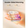 imageGaiatop Hand Warmers Rechargeable DoubleSided Hot Hands with Flashlight Wrist Strap Reusable Portable Pocket Electric Heater Gifts for Women MenPurple Diamond