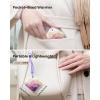 imageGaiatop Hand Warmers Rechargeable DoubleSided Hot Hands with Flashlight Wrist Strap Reusable Portable Pocket Electric Heater Gifts for Women MenPurple Diamond