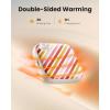 imageGaiatop Hand Warmers Rechargeable DoubleSided Hot Hands with Flashlight Wrist Strap Reusable Portable Pocket Electric Heater Gifts for Women MenStripe