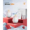 imageGaiatop Magnetic Hand Warmers Rechargeable 2 Pack 3 Settings PocketSized Cute Penguin Fast Hot Hands Reusable Portable Electric Heater for Camping Hunting Golf Gifts for Women MenPink