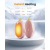 imageGaiatop Magnetic Hand Warmers Rechargeable 2 Pack 3 Settings PocketSized Cute Penguin Fast Hot Hands Reusable Portable Electric Heater for Camping Hunting Golf Gifts for Women MenPink