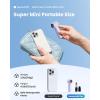 imageGaiatop Mini Portable Handheld Fan 4000mAh 15h Max Runtime Personal Turbo Fans Pocket Size High Speed 1100 Adjustable Small Hand Fan Outdoor Travel Concert Essentials Gifts for Women Men PinkPurple