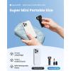 imageGaiatop Mini Portable Handheld Fan 4000mAh 15h Max Runtime Personal Turbo Fans Pocket Size High Speed 1100 Adjustable Small Hand Fan Outdoor Travel Concert Essentials Gifts for Women Men PinkBlack