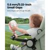 imageGaiatop Mini Portable Stroller Fan Battery Operated Small Clip on Detachable 3 Speed Rechargeable 360 Rotate Flexible Tripod Better Cooling for Car Seat Crib Treadmill Travel Bluepink