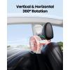 imageGaiatop Mini Portable Stroller Fan Battery Operated Small Clip on Detachable 3 Speed Rechargeable 360 Rotate Flexible Tripod Better Cooling for Car Seat Crib Treadmill Travel Bluepink