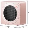 imageGaiatop Mini Space Heater Lightweight PTC Ceramic Fast Heating 500W Energy Efficient for Indoor Use Overheating ampamp 45 TipOver Protection Portable Desk Electric Heaters for Office Home BlackPink