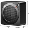 imageGaiatop Mini Space Heater Lightweight PTC Ceramic Fast Heating 500W Energy Efficient for Indoor Use Overheating ampamp 45 TipOver Protection Portable Desk Electric Heaters for Office Home BlackBlack