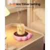 imageGaiatop Mug Warmer 50W Cute Cat Paw Cup Warmers 3 Temp Settings 210H Auto Shut Off Coffee Accessories Keep Beverage Hot for Desk and Home Use Large Heated Plate for Milk Tea Cocoa Candle BlackPink