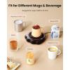 imageGaiatop Mug Warmer 50W Cute Cat Paw Cup Warmers 3 Temp Settings 210H Auto Shut Off Coffee Accessories Keep Beverage Hot for Desk and Home Use Large Heated Plate for Milk Tea Cocoa Candle BlackBlack