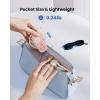 imageGaiatop Portable Handheld Fan 180Foldable for Desk 65H Max Lasting 3 Speed Setting Small and Lightweight USB Rechargeable Battery with Digital Display for Office Indoor Outdoor Makeup PinkPink