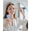 imageGaiatop Portable Mini Fan 3 Speed Handheld Fans with Power Display Flashlight USB Rechargeable Battery Lightweight Personal Cooling for Women Men Indoor Outdoor Travel BlackBlue