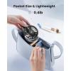 imageGaiatop Portable Misting Fan 180 Foldable Handheld 3 Speeds USB Rechargeable Spray Water Mist with LED Digital Display Personal Cooling Mini Hand Fans for Travel Concert Outdoor Navy BlueBlack