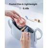 imageGaiatop Portable Misting Fan 180 Foldable Handheld 3 Speeds USB Rechargeable Spray Water Mist with LED Digital Display Personal Cooling Mini Hand Fans for Travel Concert Outdoor Navy BluePink