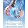imageGaiatop Portable Neck Fan Rechargeable HandsFree 360 Cooling 17hrs Runtime Battery Powered Personal Wearable Fan Quiet Summer Outdoor Travel Essentials Birthday Gifts for Women Men Teens BlackPink