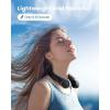imageGaiatop Portable Neck Fan Rechargeable HandsFree 360 Cooling 17hrs Runtime Battery Powered Personal Wearable Fan Quiet Summer Outdoor Travel Essentials Birthday Gifts for Women Men Teens BlackBlack