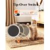 imageGaiatop Portable Space Heater for Indoor Use 1000W600W Small Electric Desk Heater for Bedroom or Office 2s PTC Ceramic Heating Overheat ampamp TipOver Protection Cute Gifts for Women Men CoworkersWhite