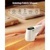 imageGaiatop Rechargeable Fabric Shaver 3Speeds Electric Lint Remover Shaver with LED Display 6 Leaf Blade Sweater Depiller for Clothes Furniture Couch Pills Fuzz Balls WhiteBeige