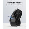 imageGaiatop USB Desk Fan 3 Speeds Strong Airflow 55 Inch Portable 90 Rotate Quiet Cooling Small Personal Table Fans for Bedroom Home Office Travel BlackBlack