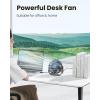 imageGaiatop USB Desk Fan 3 Speeds Strong Airflow 55 Inch Portable 90 Rotate Quiet Cooling Small Personal Table Fans for Bedroom Home Office Travel BlackBlack