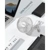 imageGaiatop USB Desk Fan 3 Speeds Strong Airflow 55 Inch Portable 90 Rotate Quiet Cooling Small Personal Table Fans for Bedroom Home Office Travel BlackWhite
