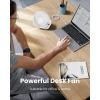 imageGaiatop USB Desk Fan 3 Speeds Strong Airflow 55 Inch Portable 90 Rotate Quiet Cooling Small Personal Table Fans for Bedroom Home Office Travel BlackWhite