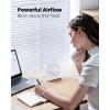 imageGaiatop USB Desk Fan 5 Inch Small Portable Table Desktop Fans with Strong Wind Ultra Quiet 3 Speeds and 180 Tilt Folding Mini Personal Cooling Essentials For Office Home Bedroom Dorm Kitchen PinkWhite