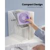 imageGaiatop USB Desk Fan 5 Inch Small Portable Table Desktop Fans with Strong Wind Ultra Quiet 3 Speeds and 180 Tilt Folding Mini Personal Cooling Essentials For Office Home Bedroom Dorm Kitchen PinkPurple