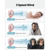 imageGaiatop USB Desk Fan 55 Inch Small Quiet Powerful 3 Speeds 90 Rotate Personal Mini Portable Desktop Table Fans Cooling for Home Office Car Travel Indoor Outdoor BlackPink