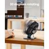 imageGaiatop USB Desk Fan Small But Powerful Personal Portable Quiet 3 Speeds Adjustable Mini Table Desktop fan for Cooling Home Office Car Summer Travel Gifts WhiteBlack