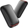 imageGaiatop Electric Hand Warmers Rechargeable Magnetic Pocket Hand Warmer 2Pack 3s Fast Heating Fits in Gloves for Winter Sports Hunting Accessories Stocking Stuffers Gifts for Men WomenBlack